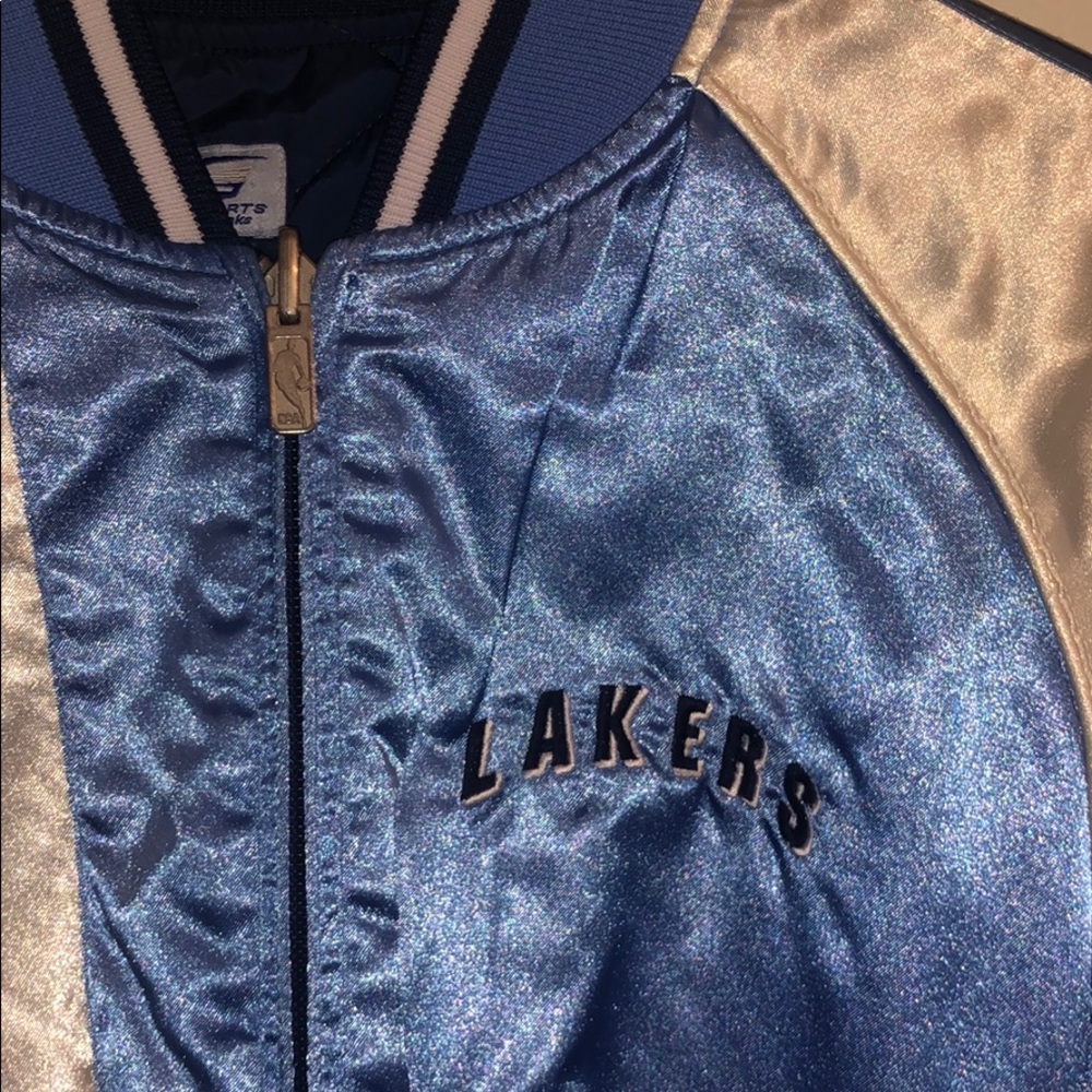 Vintage Carl Banks NBA Los Angeles Lakers Starter Jacket - Picture 9 of 16